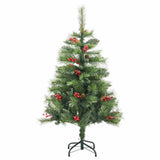 Kunstkerstboom Met Scharnieren 150 Led's En Kerstballen 150 Cm