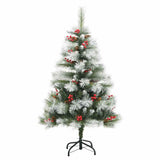 Kunstkerstboom Met Scharnieren 150 Led's En Kerstballen