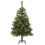 Kunstkerstboom Met Scharnieren 150 Led's En Kerstballen 120 Cm