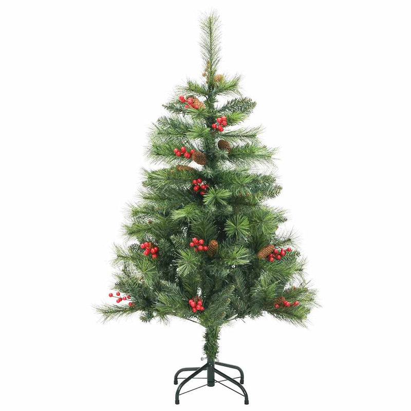 Kunstkerstboom Met Scharnieren 150 Led's En Kerstballen 150 Cm