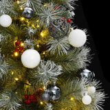 Kunstkerstboom Met Scharnieren 150 Led's En Kerstballen
