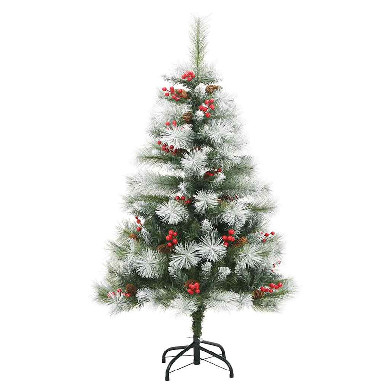 Kunstkerstboom Met Scharnieren 150 Led's En Kerstballen