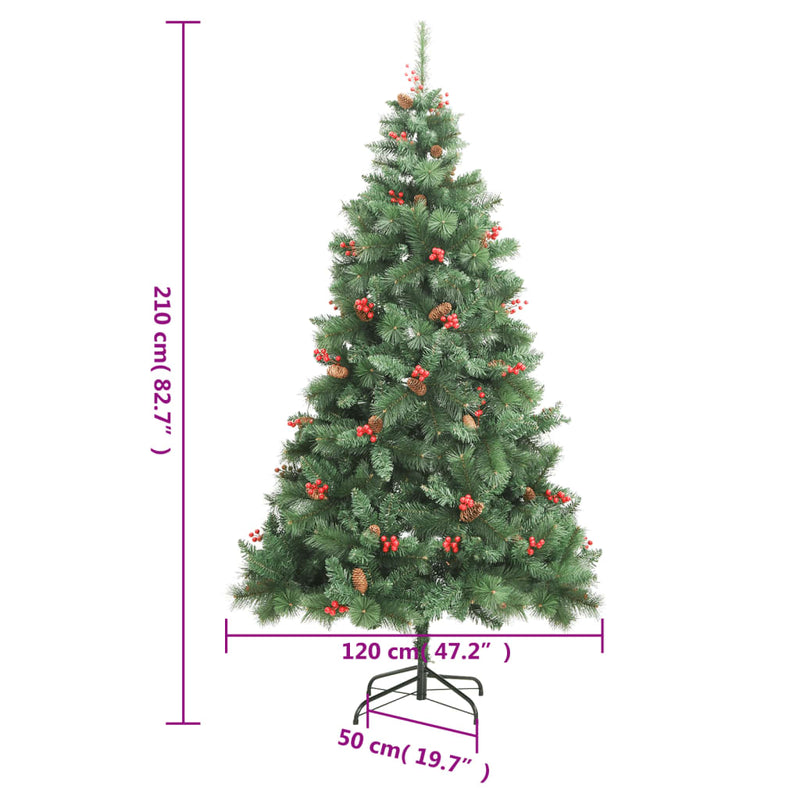 Kunstkerstboom Met Scharnieren 300 Led's