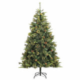 Kunstkerstboom Met Scharnieren 300 Led's En Kerstballen