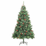 Kunstkerstboom Met Scharnieren 300 Led's En Kerstballen