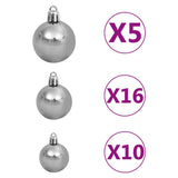 Kerstboom Smal 300 Led's Kerstballen En Sneeuw 300 Cm