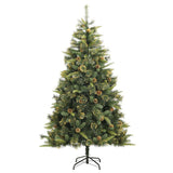 Kunstkerstboom Met Scharnieren 300 Led's En Kerstballen