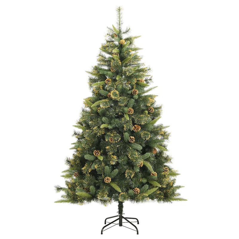 Kunstkerstboom Met Scharnieren 300 Led's En Kerstballen