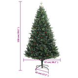 Kunstkerstboom Met Scharnieren 150 Led's 150 Cm