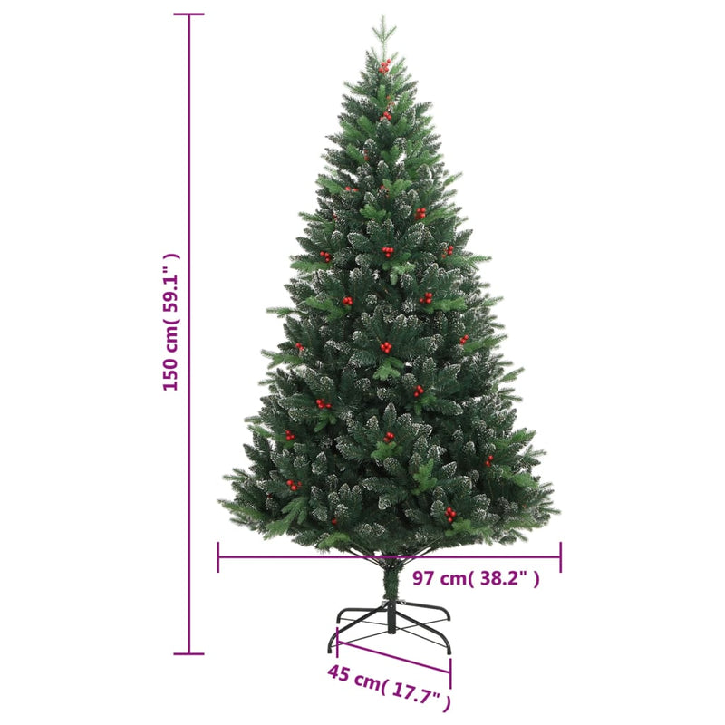 Kunstkerstboom Met Scharnieren 150 Led's 150 Cm