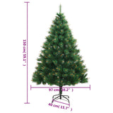 Kunstkerstboom Met Scharnieren 150 Led's 150 Cm