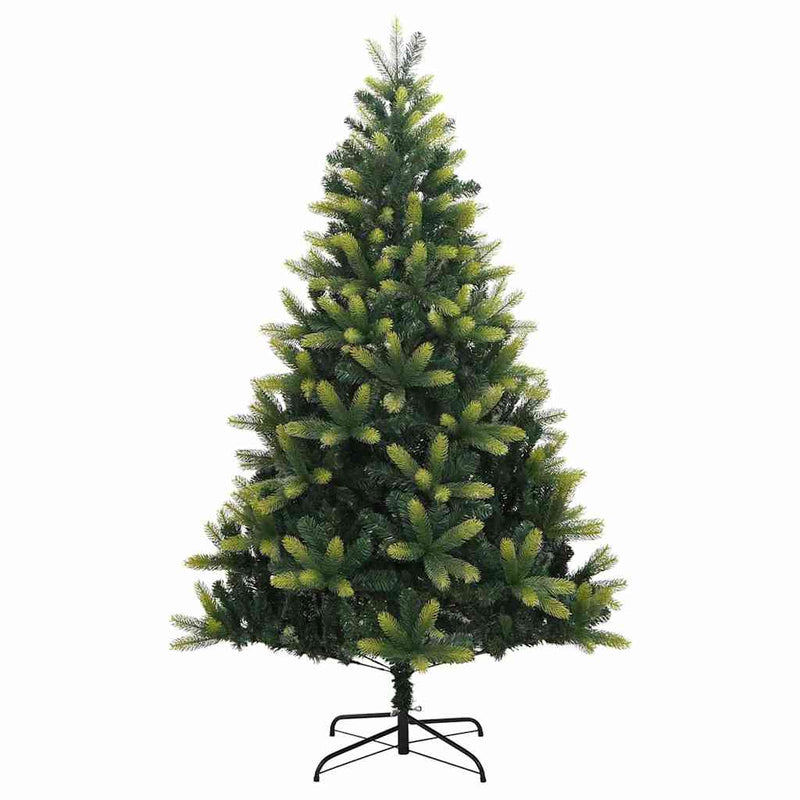 Kunstkerstboom Met Scharnieren 150 Led's En Kerstballen