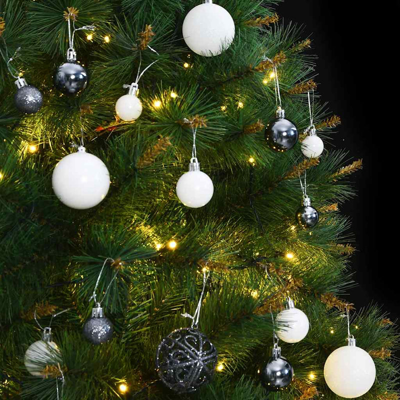 Kunstkerstboom Met Scharnieren 150 Led's En Kerstballen 150 Cm