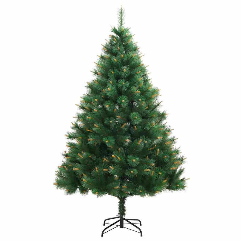 Kunstkerstboom Met Scharnieren 150 Led's En Kerstballen 150 Cm