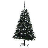Kunstkerstboom Met Scharnieren 150 Led's En Kerstballen