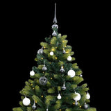 Kunstkerstboom Met Scharnieren 150 Led En Kerstballen 120 Cm