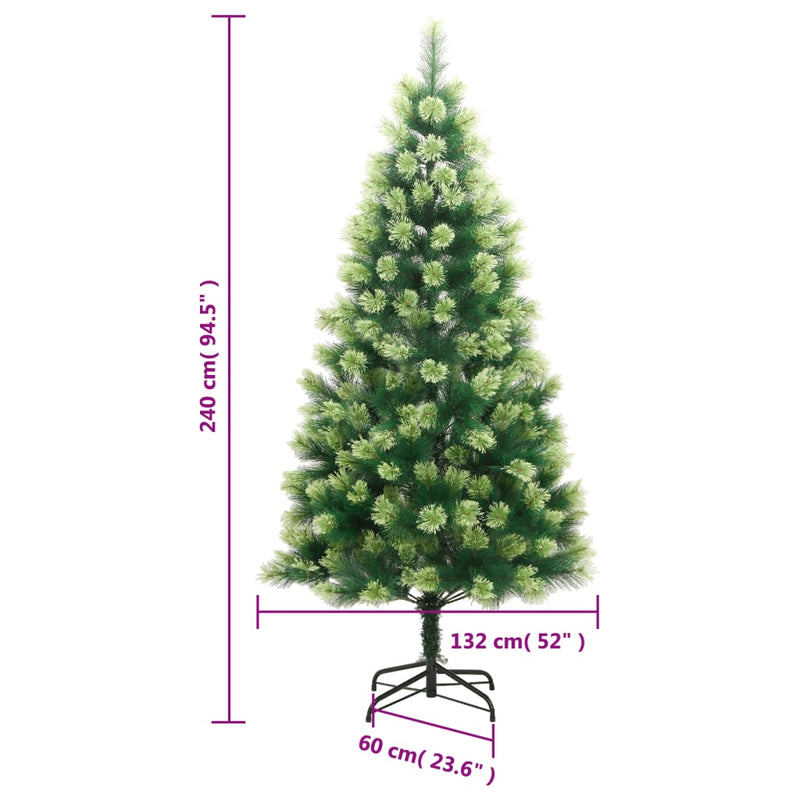 Kunstkerstboom Met Scharnieren 300 Led's 240 Cm