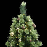 Kunstkerstboom Met Scharnieren 300 Led's En Kerstballen