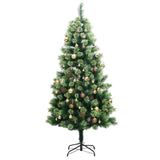 Kunstkerstboom Met Scharnieren 300 Led's En Kerstballen