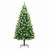 Kunstkerstboom Met Scharnieren 300 Led's En Kerstballen