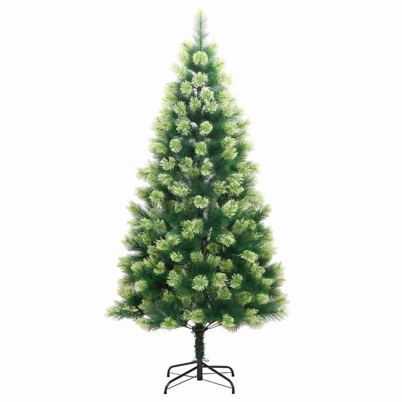 Kunstkerstboom Met Scharnieren 300 Led's En Kerstballen