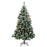 Kunstkerstboom Met Scharnieren 300 Led's En Kerstballen