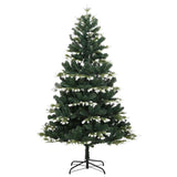 Kunstkerstboom Met Scharnieren 300 Led's En Kerstballen
