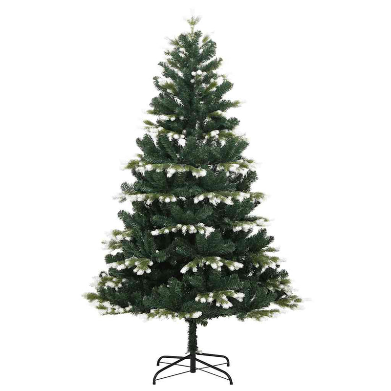 Kunstkerstboom Met Scharnieren 300 Led's En Kerstballen