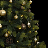 Kunstkerstboom Met Scharnieren 300 Led's En Kerstballen