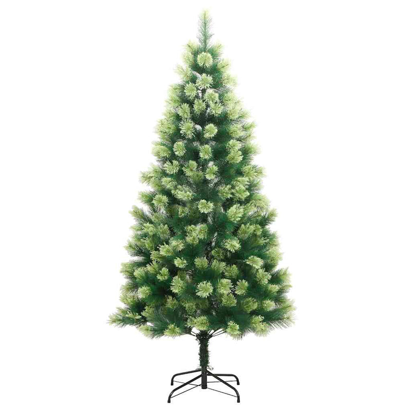 Kunstkerstboom Met Scharnieren 300 Led's En Kerstballen