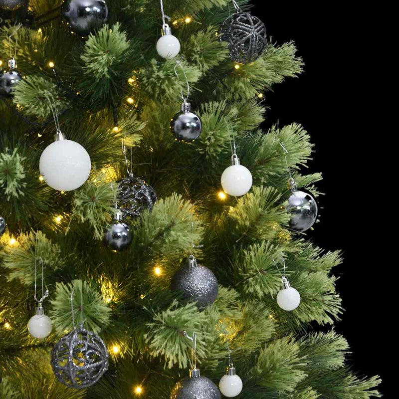 Kunstkerstboom Met Scharnieren 300 Led's En Kerstballen 240 Cm