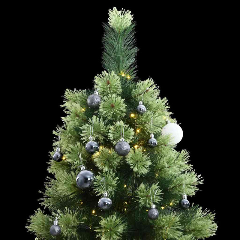 Kunstkerstboom Met Scharnieren 300 Led's En Kerstballen 240 Cm