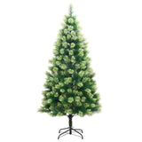 Kunstkerstboom Met Scharnieren 300 Led's En Kerstballen 240 Cm