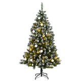 Kunstkerstboom Met Scharnieren 300 Led's En Kerstballen 240 Cm
