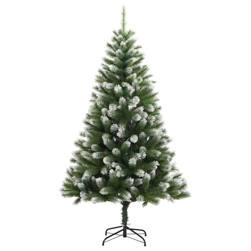 Kunstkerstboom Met Scharnieren 300 Led's En Kerstballen 240 Cm