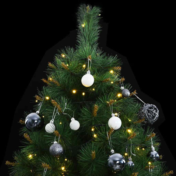 Kunstkerstboom Met Scharnieren 300 Led's En Kerstballen