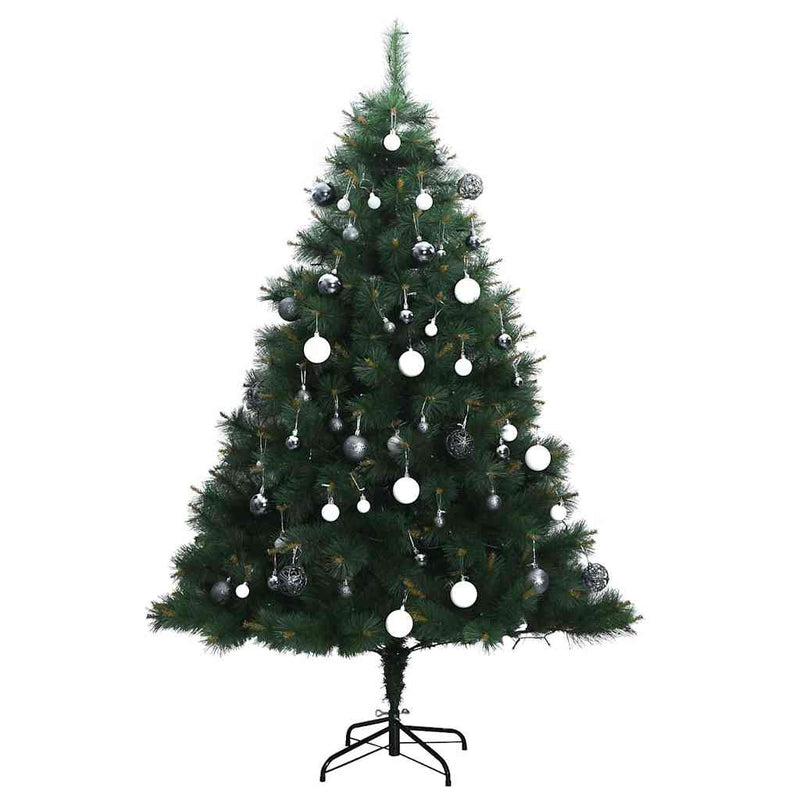 Kunstkerstboom Met Scharnieren 300 Led's En Kerstballen
