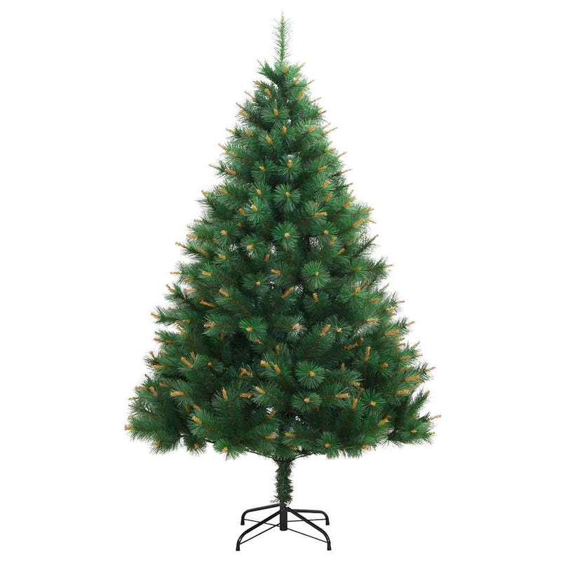 Kunstkerstboom Met Scharnieren 300 Led's En Kerstballen