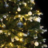Kunstkerstboom Met Scharnieren 300 Led's En Kerstballen 240 Cm