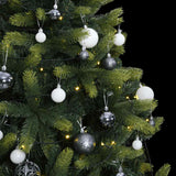Kunstkerstboom Met Scharnieren 300 Led's En Kerstballen 240 Cm