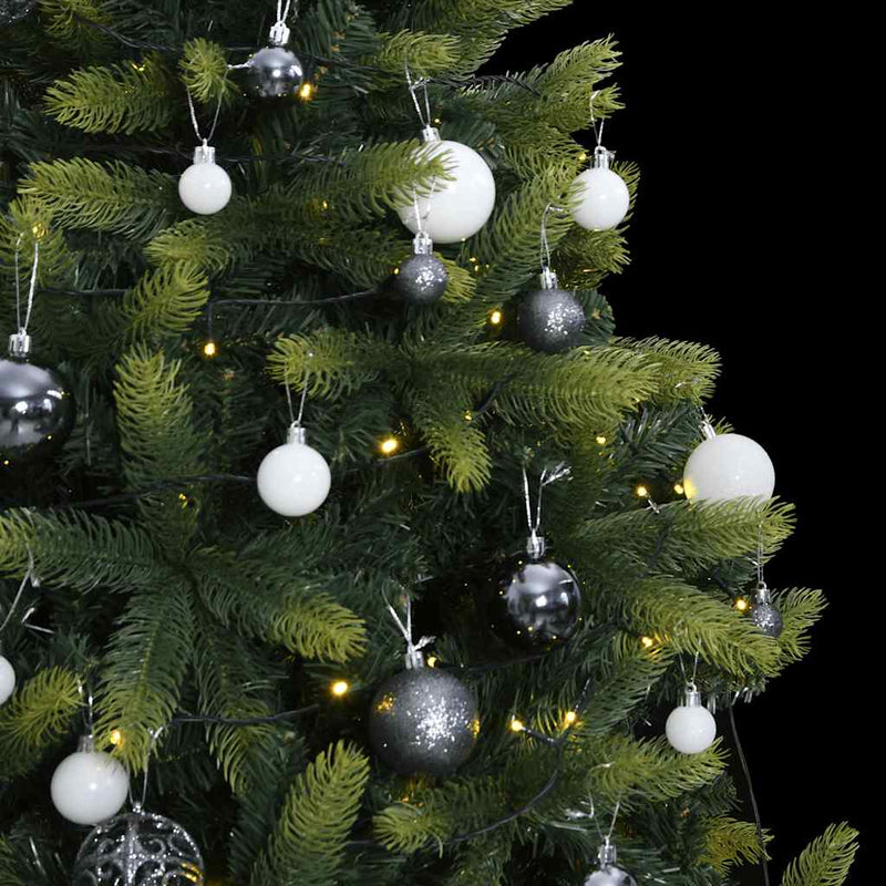 Kunstkerstboom Met Scharnieren 300 Led's En Kerstballen 240 Cm