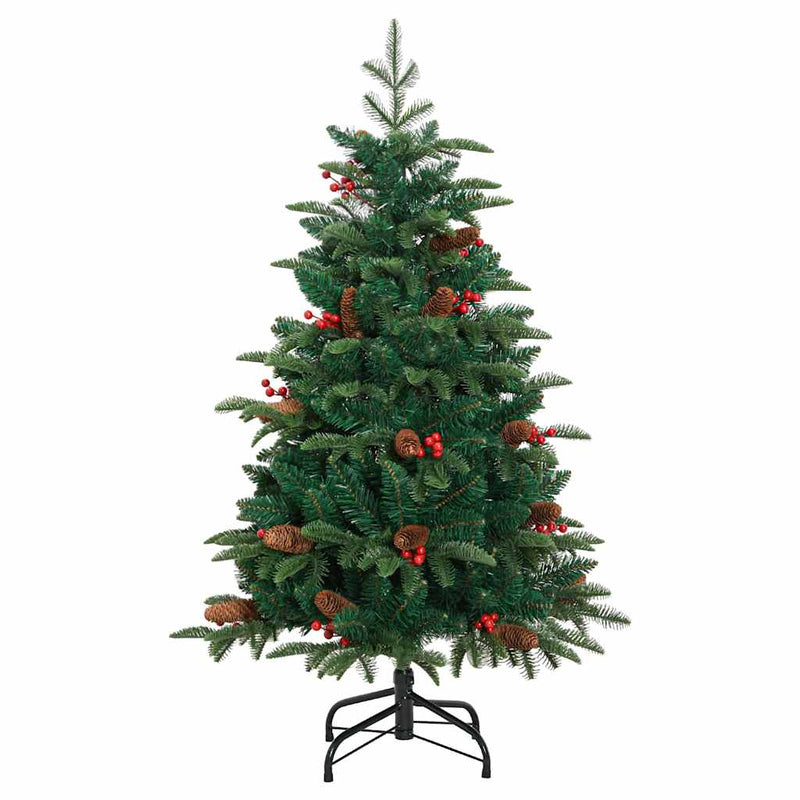Kunstkerstboom Met Scharnieren 150 Led's En Kerstballen