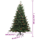 Kunstkerstboom Met Scharnieren 300 Led's 180 Cm
