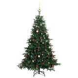 Kunstkerstboom Met Scharnieren 300 Led's En Kerstballen