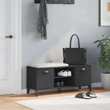 Schoenenbank Viken 106X35X45 Cm Bewerkt Hout