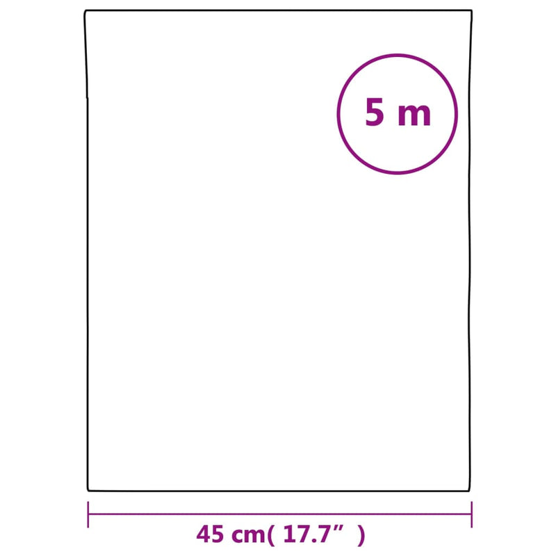 Raamfolie Statisch Matzwart 45X500 Cm Pvc