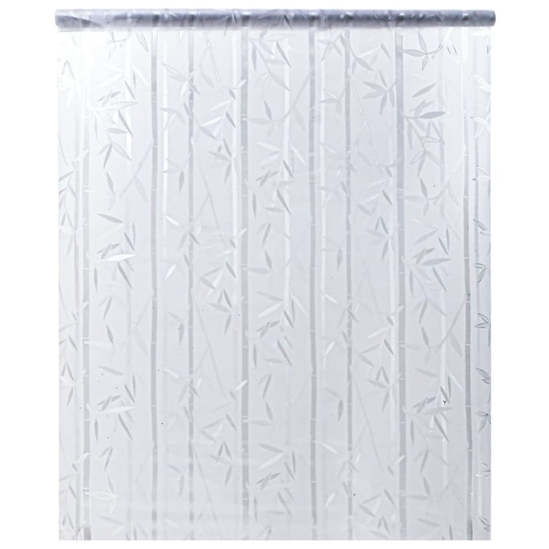 Raamfolie Bamboepatroon Mat 90X500 Cm Pvc Gematteerd Bamboe