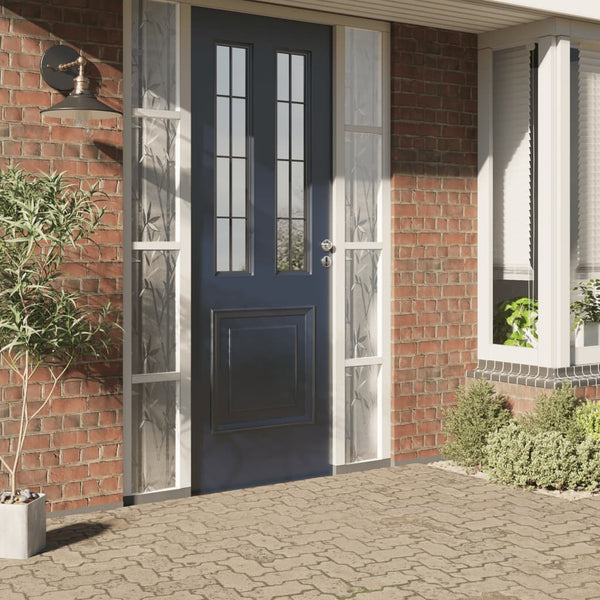Raamfolie Bamboepatroon Mat 90X500 Cm Pvc Gematteerd Bamboe