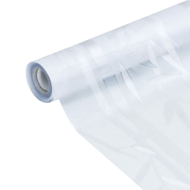Raamfolie Bamboepatroon Mat 90X500 Cm Pvc Gematteerd Bamboe