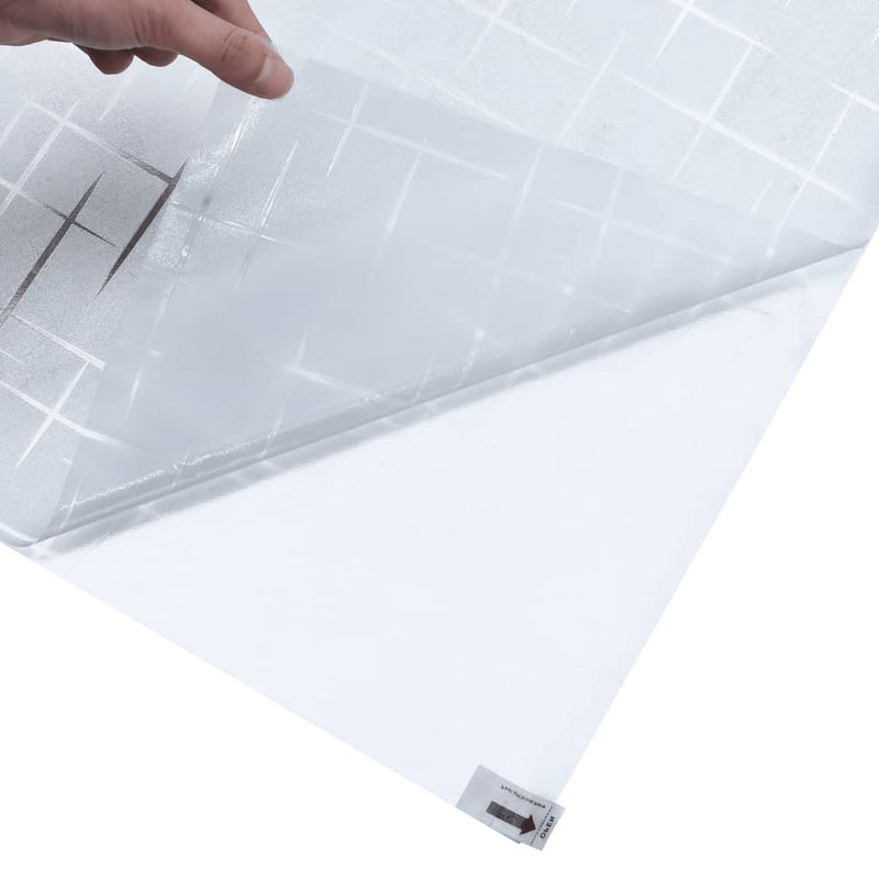 Raamfolie Sterrenpatroon Mat 60X500 Cm Pvc Bevroren Ster